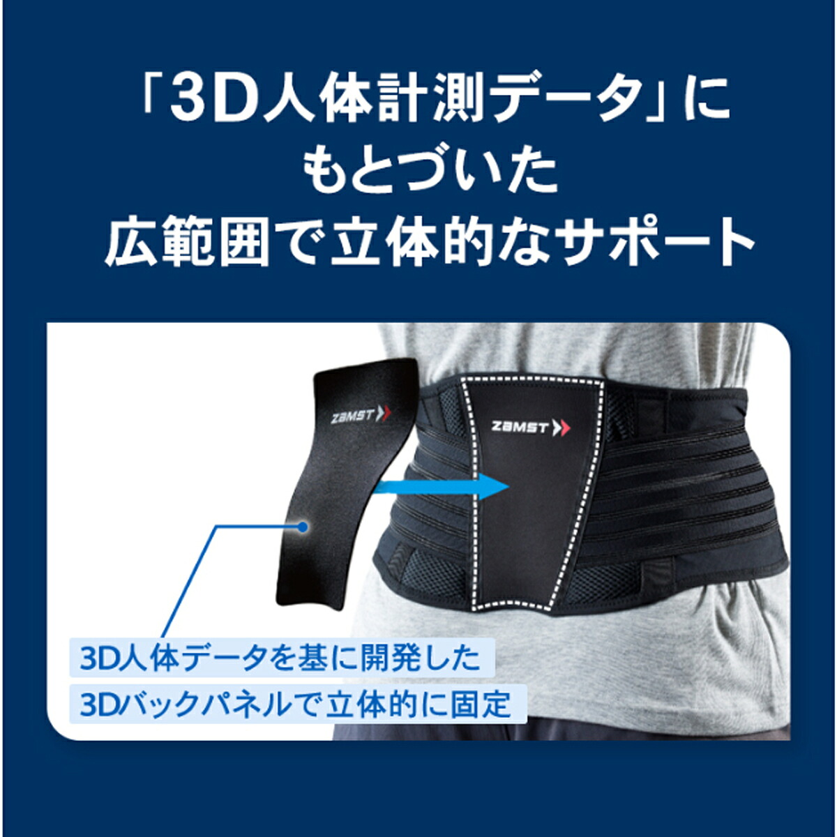 ザムスト  腰 サポーター