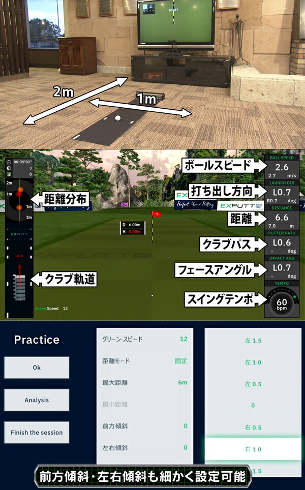 スカイトラック パター練習