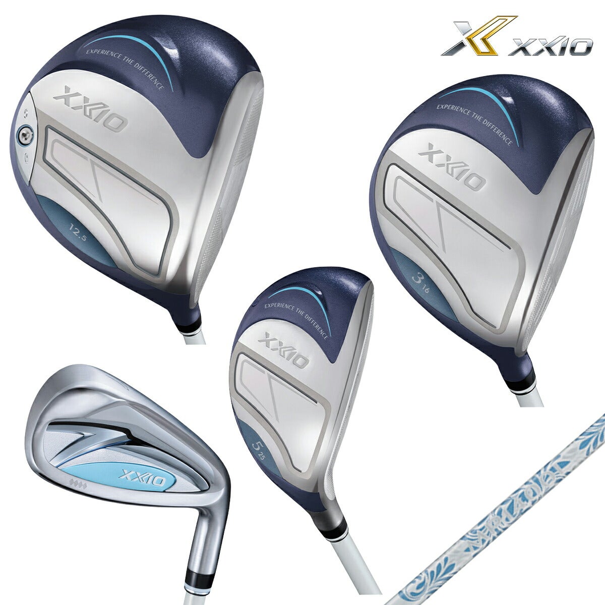 【11本セット】ダンロップレディースXXIO14ゼクシオフォーティーンゴルフクラブ11本セット（ドライバー#1、フェアウェイウッド#3、5、7、ハイブリッドH5、アイアン#7-9、PW、AW、SW）MP1400Lカーボンシャフト【26SS】