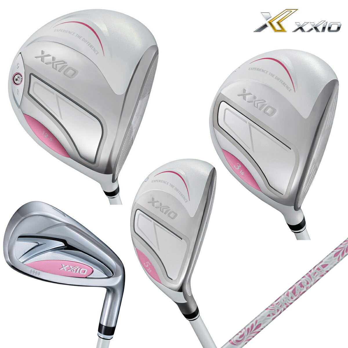 【11本セット】ダンロップレディースXXIO14ゼクシオフォーティーンゴルフクラブ11本セット（ドライバー#1、フェアウェイウッド#3、5、7、ハイブリッドH5、アイアン#7-9、PW、AW、SW）MP1400Lカーボンシャフト【26SS】