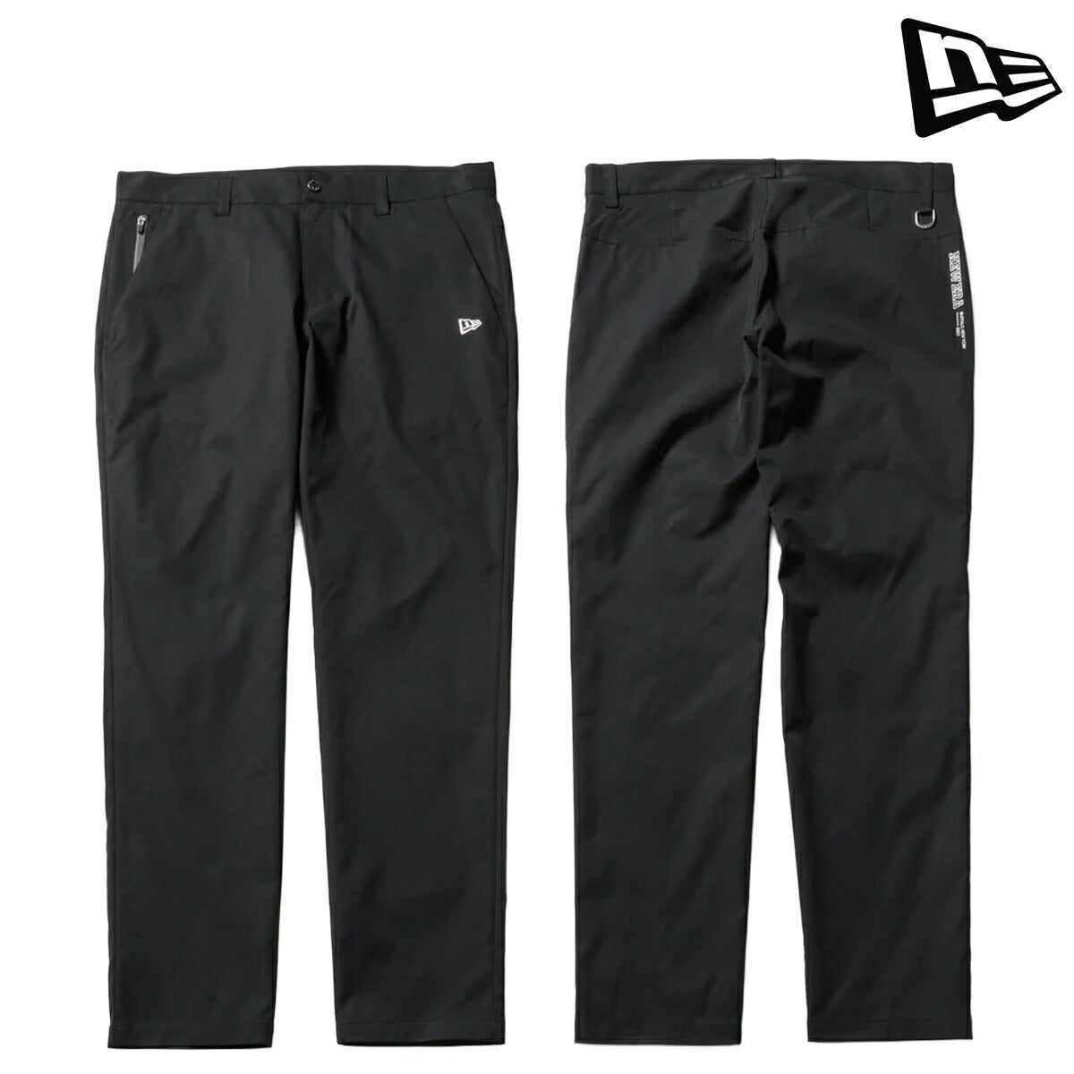 ニューエラ2026年春夏モデルメンズGFTAPEREDSTRETCHPTSIDELOGOBLKロングパンツ14859905【26SS】