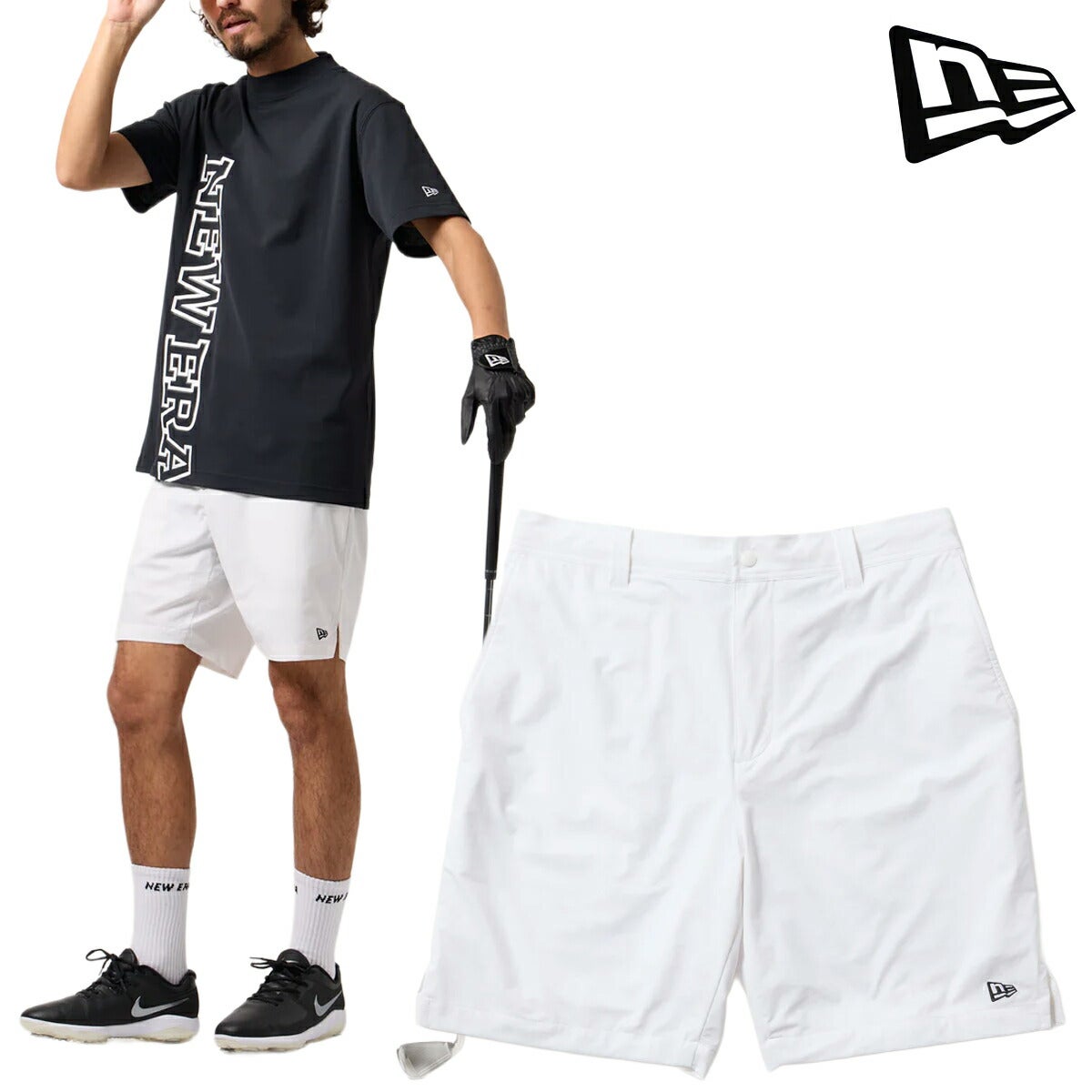 ニューエラ2026年春夏モデルメンズGFSHORTPANTSWHI261ショートパンツ14859947【26SS】