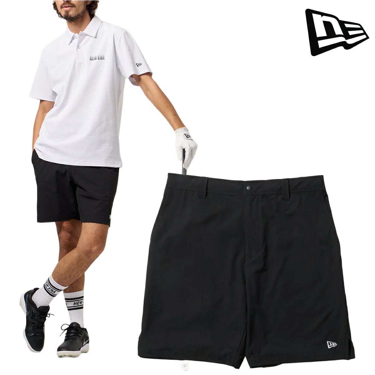 ニューエラ2026年春夏モデルメンズGFSHORTPANTSBLK261ショートパンツ14859952【26SS】