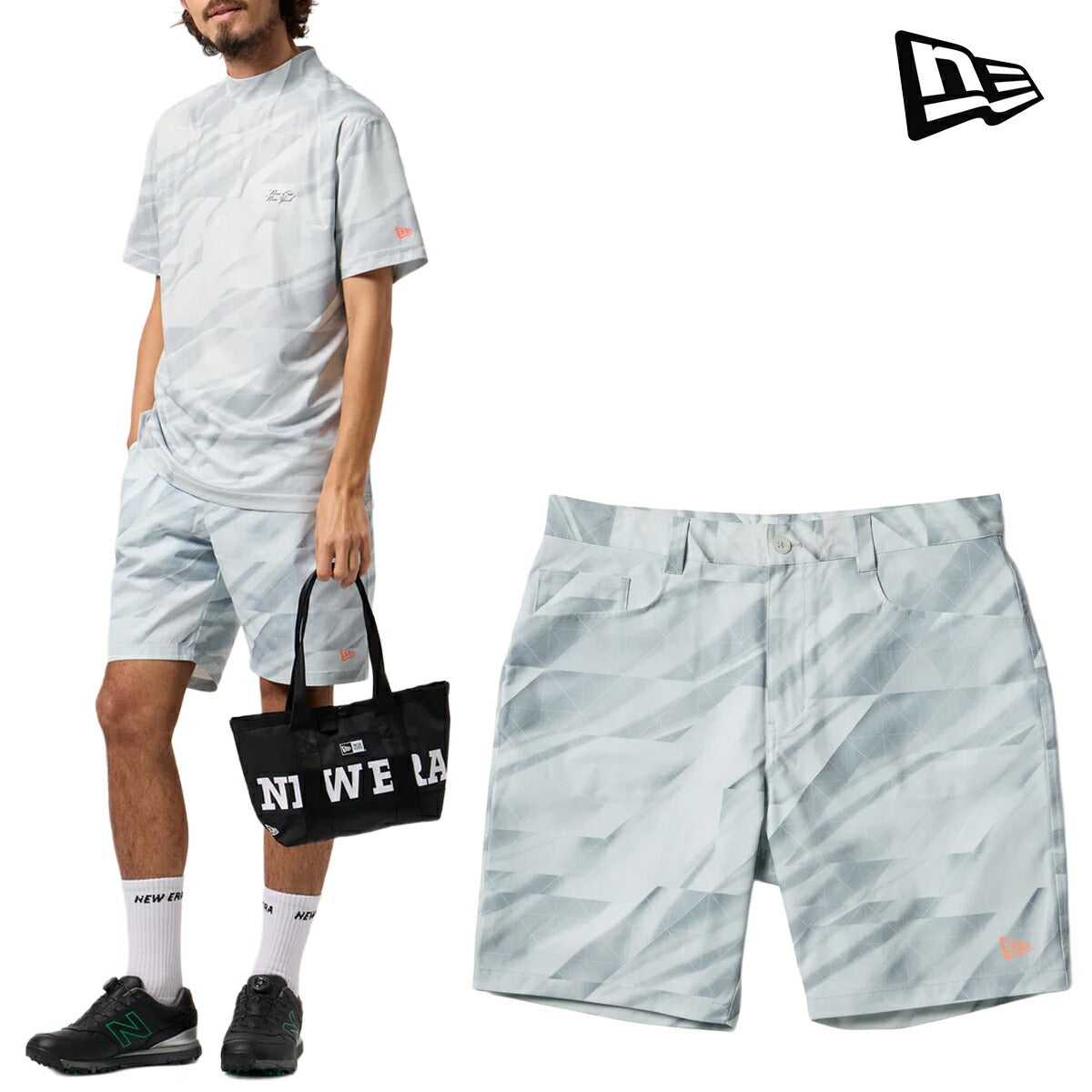 ニューエラ2026年春夏モデルメンズGFSHORTPANTSCUTGLASSWHIロングパンツ14859953【26SS】