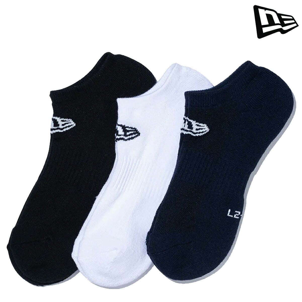 ニューエラ2026年春夏モデルユニセックスSOCKSSHORT3PAIRSMULTI2ショートソックス14518168【26SS】