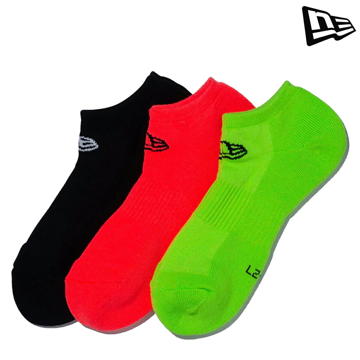 ニューエラ2026年春夏モデルユニセックスSOCKSSHORT3PAIRSFLASH2ショートソックス14518170【26SS】