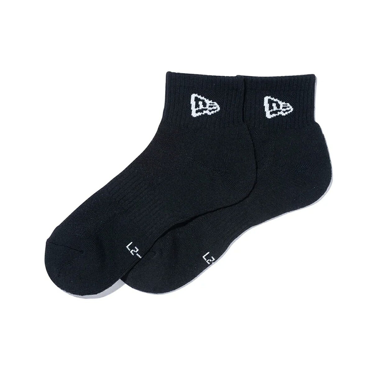 ニューエラ2026年春夏モデルユニセックスSOCKSANKLE3PAIRSBLK25Jショートソックス14518191【26SS】