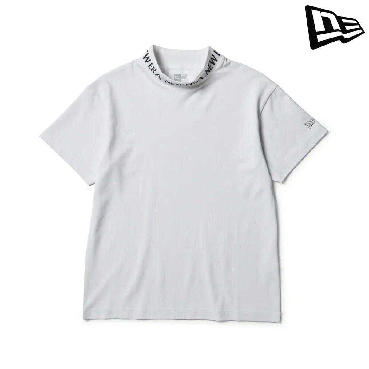 ニューエラ2026年春夏モデルレディースGFWSSMIDNECKTJAQLOGOWHI261半袖ハイネックシャツ14859872【26SS】