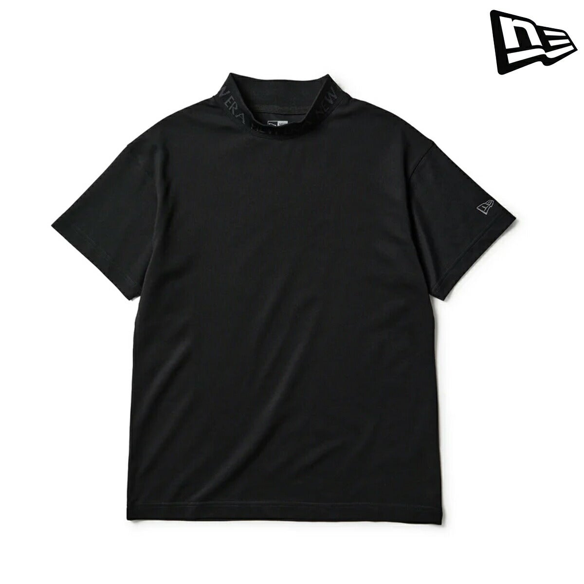 ニューエラ2026年春夏モデルレディースGFWSSMIDNECKTJAQLOGOBLK261半袖ハイネックシャツ14859874【26SS】