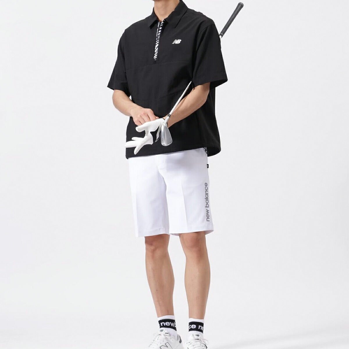 ニューバランスゴルフ2026年春夏モデルメンズハーフジップウィンドジャケットハーフジップシャツアウター(MENS)012-6121001【26SS】