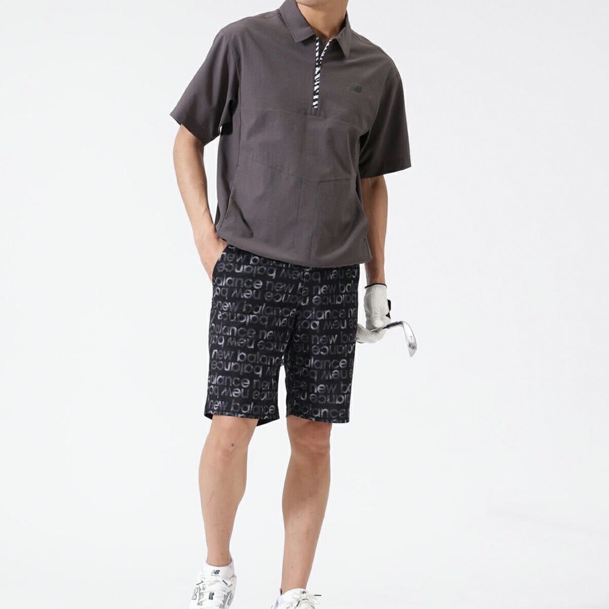 ニューバランスゴルフ2026年春夏モデルメンズハーフジップウィンドジャケットハーフジップシャツアウター(MENS)012-6121001【26SS】