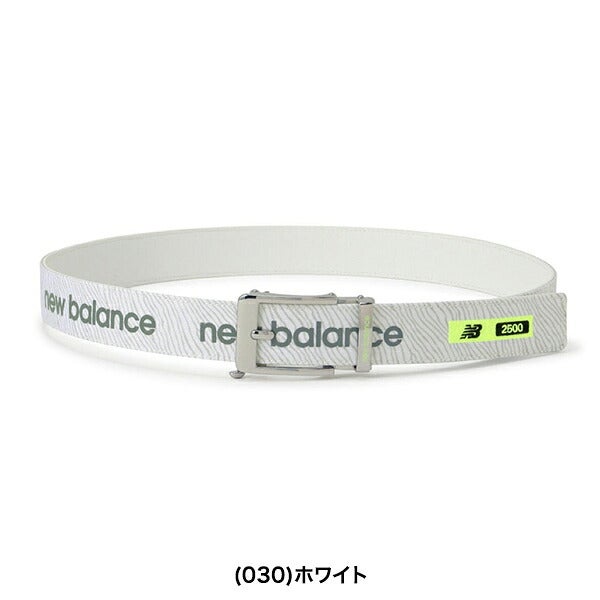 ニューバランスゴルフ2026年春夏モデルユニセックスTECHベルトロゴ×ゼブラベルト012-6182001【26SS】