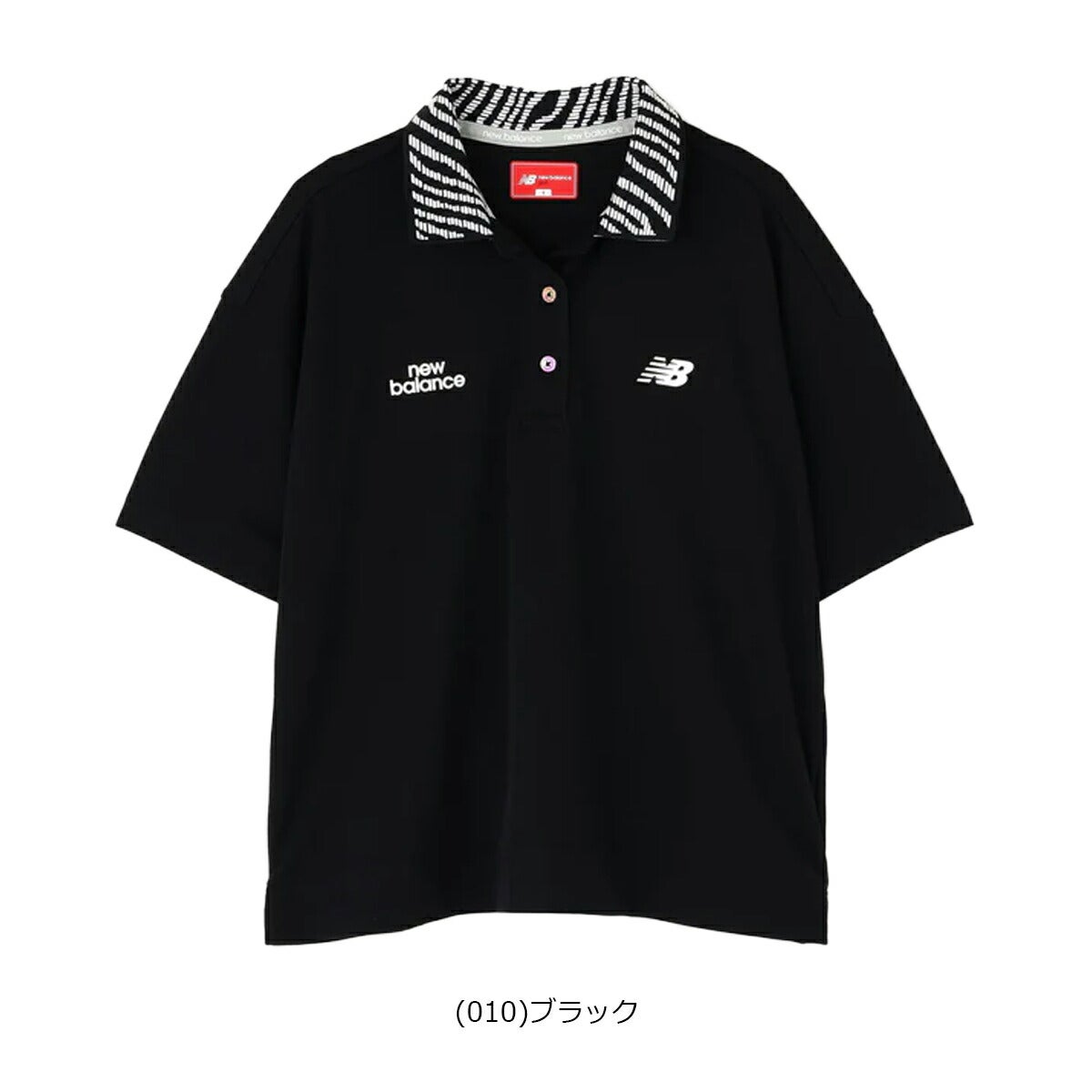 ★期間限定★【全品対象！エントリーでポイント3倍♪】ニューバランスゴルフ2026年春夏モデルレディースBIG半袖シャツ012-6160501【26SS】