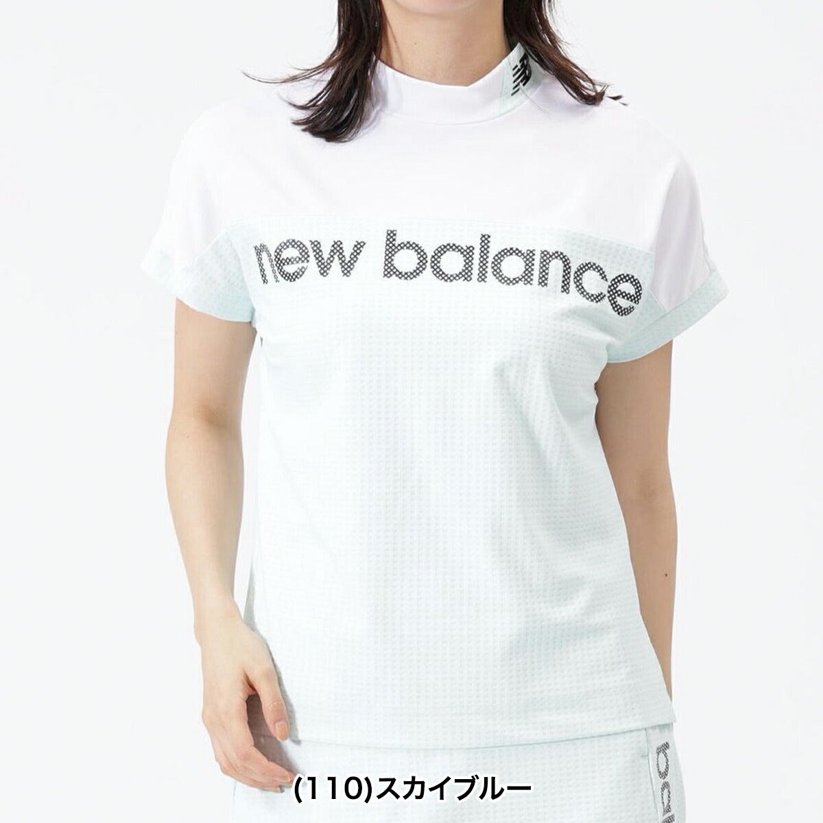 ニューバランスゴルフ2026年春夏モデルレディースモックネックフレンチスリーブハイネックＦＲＥＮＣＨＳＬＥＥＶＥＭＯＣＫＮＥＣＫＰＯ012-6166511【26SS】