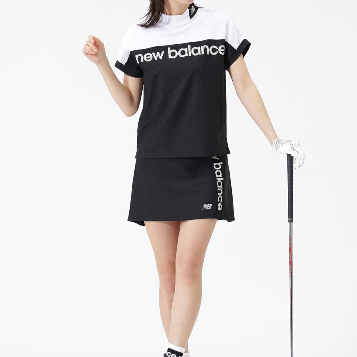 ニューバランスゴルフ2026年春夏モデルレディースモックネックフレンチスリーブハイネックＦＲＥＮＣＨＳＬＥＥＶＥＭＯＣＫＮＥＣＫＰＯ012-6166511【26SS】