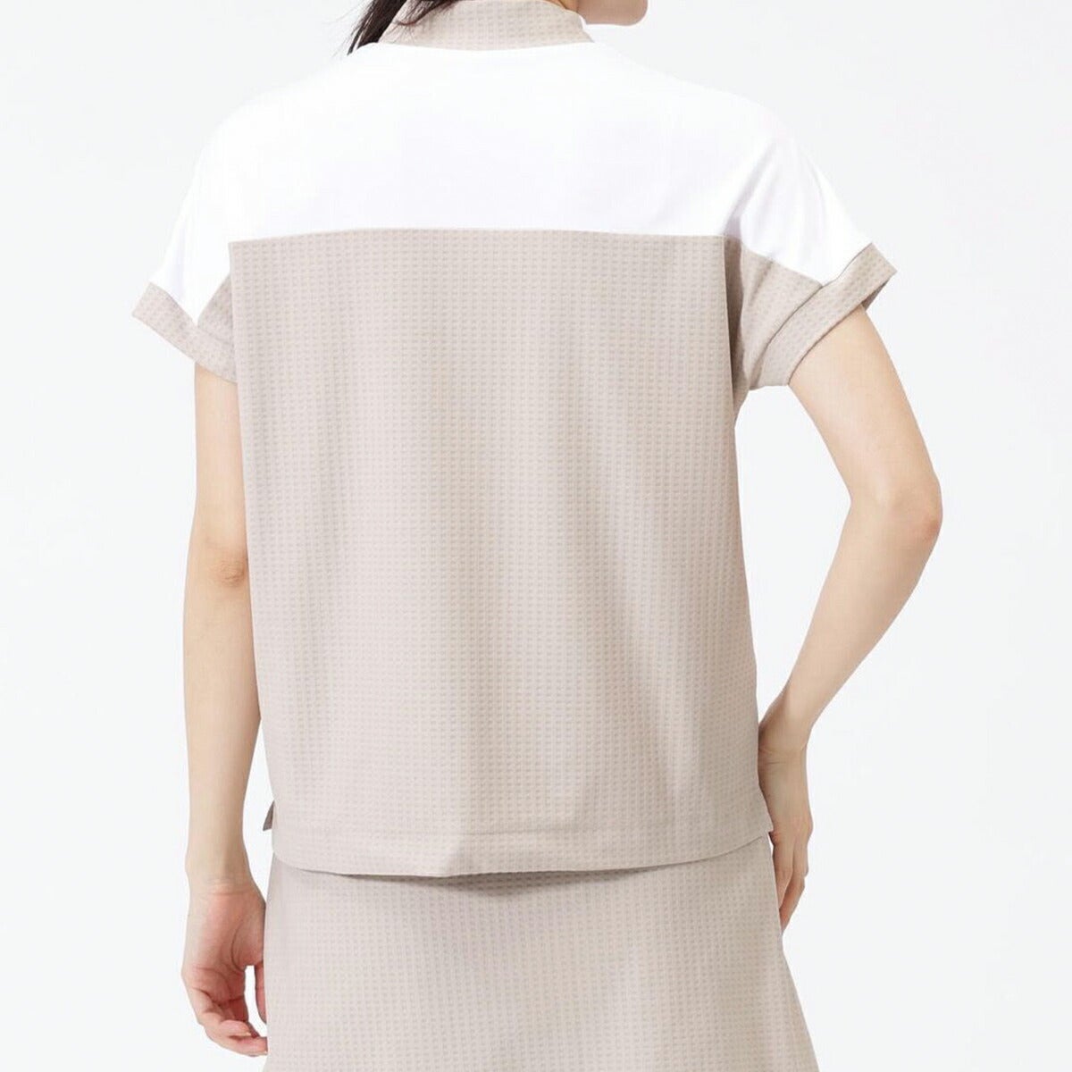 ニューバランスゴルフ2026年春夏モデルレディースモックネックフレンチスリーブハイネックＦＲＥＮＣＨＳＬＥＥＶＥＭＯＣＫＮＥＣＫＰＯ012-6166511【26SS】