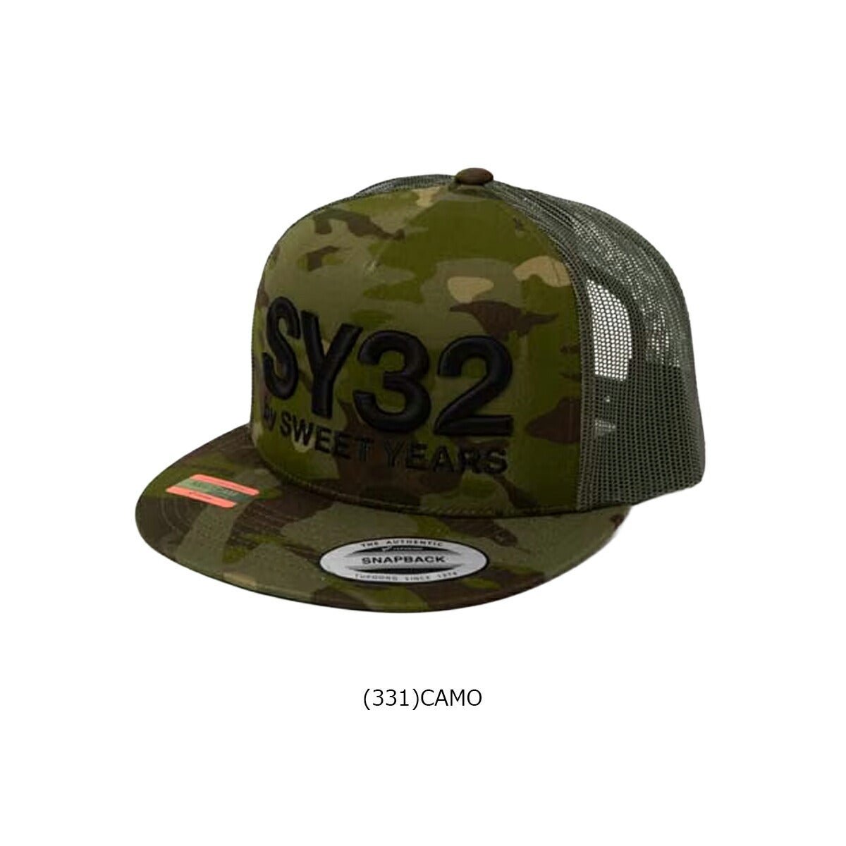 SY322026年春夏モデルメンズ3DLOGOCAMOMESHCAPメッシュキャップ32-26SN9-10【26SS】
