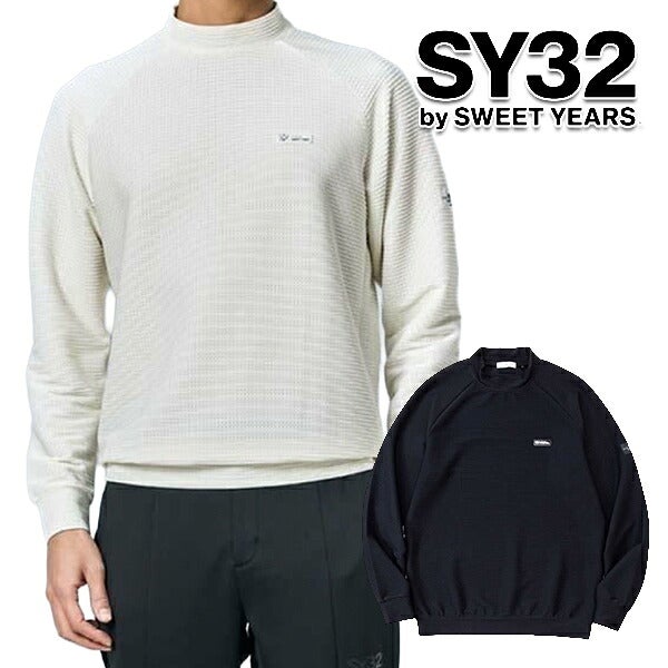 SY322026年春夏モデルメンズLACYJQL/SMOCK長袖モックネックシャツLACYJQL/SMOCKSYG-26S1-01【26SS】
