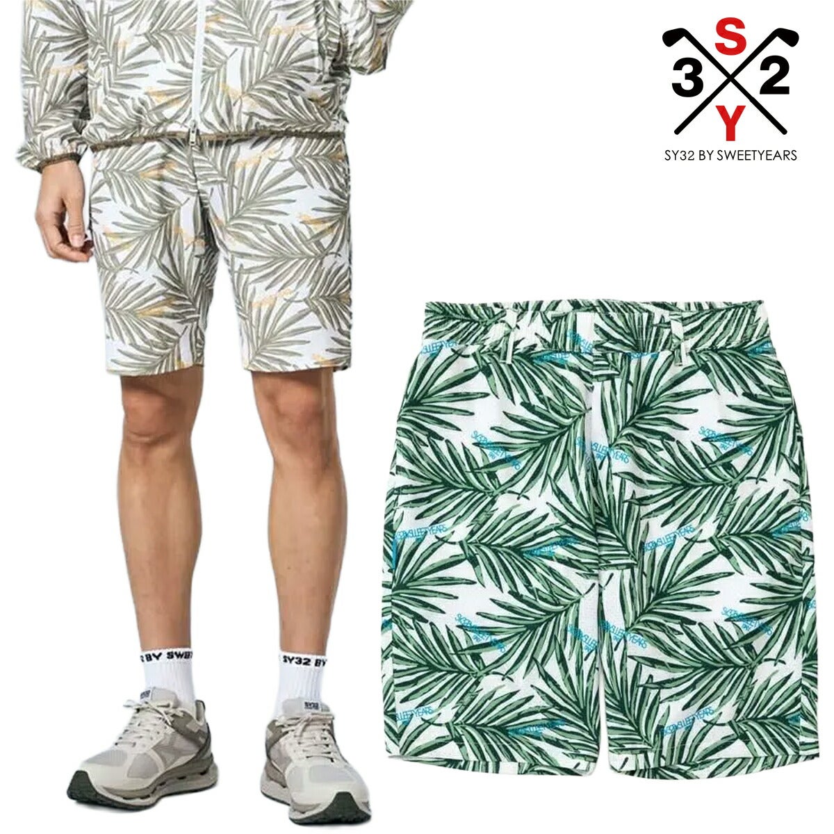 SY322026年春夏モデルメンズPUNCHINGGRAPHICPANTSショートパンツSYG-26S1-40【26SS】