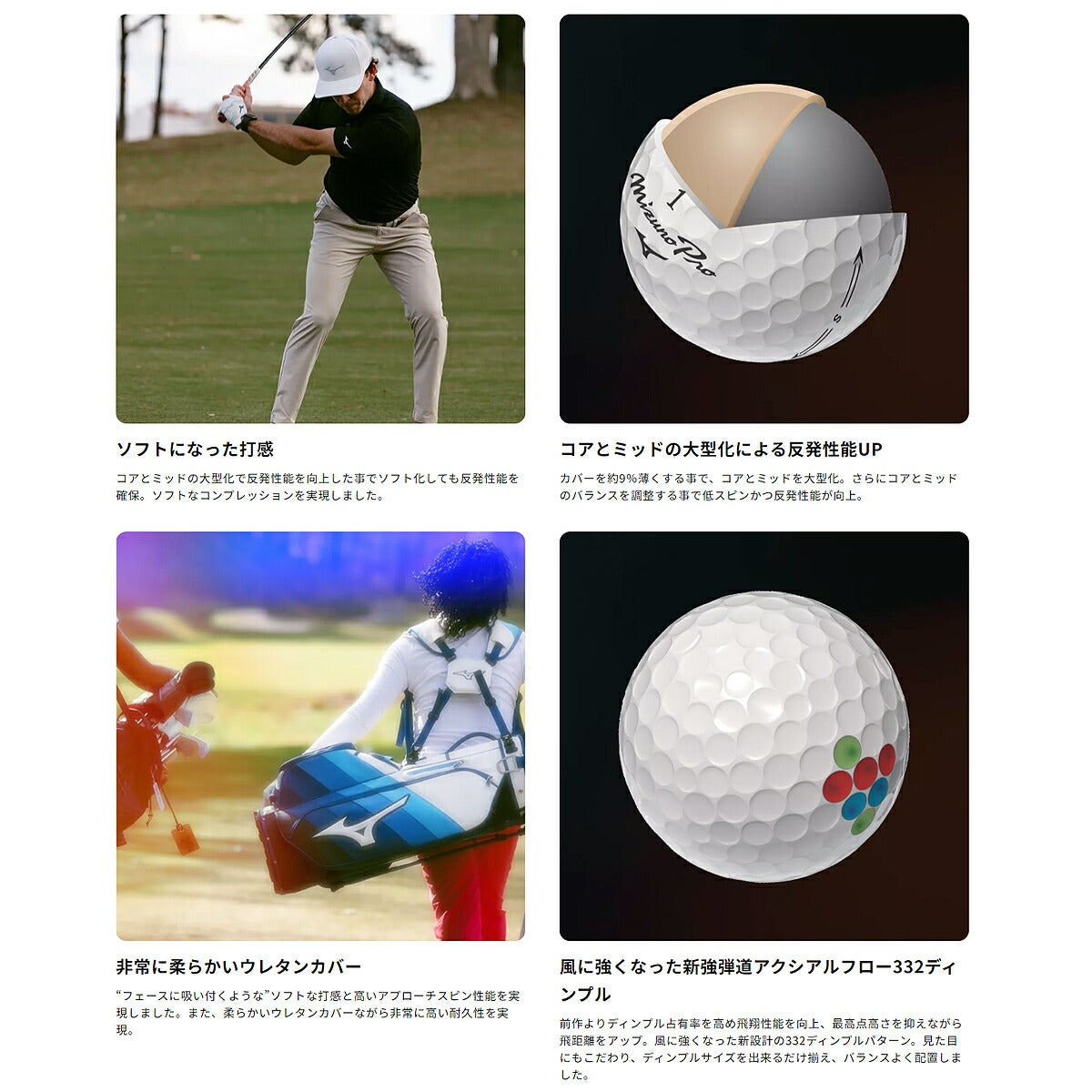 ミズノメンズ25MizunoProXミズノプロエックスゴルフボール1ダース【26SS】