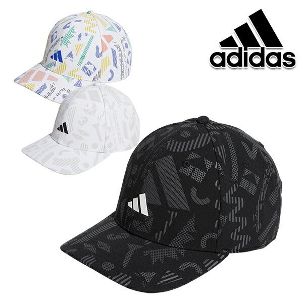 アディダスゴルフ2023年春夏モデルユニセックスジオメトリックプリントキャップMGS02adidasgolf【23】