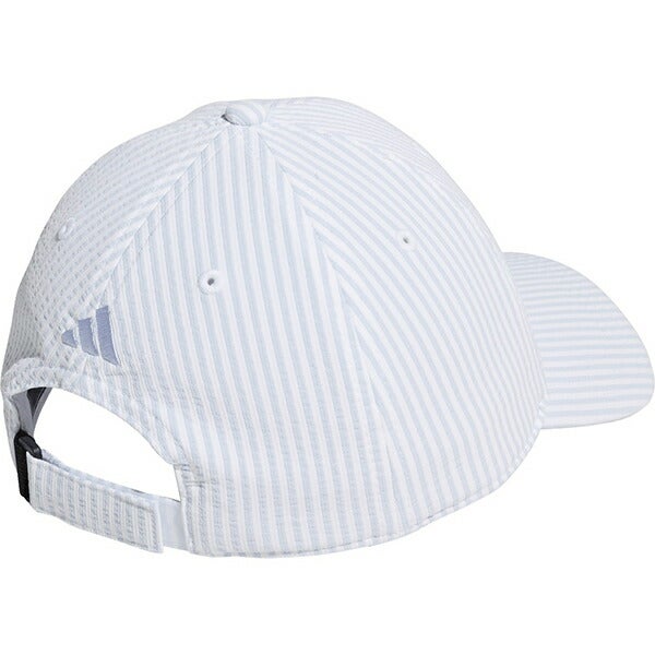 アディダスゴルフ2023年春夏モデルレディースシアサッカーストライプキャップMGR62adidasgolf【23】