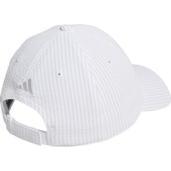アディダスゴルフ2023年春夏モデルレディースシアサッカーストライプキャップMGR62adidasgolf【23】