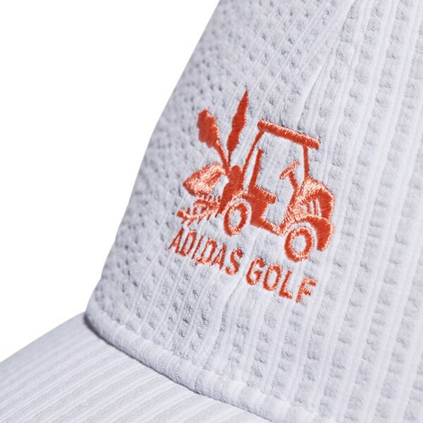 アディダスゴルフ2023年春夏モデルレディースシアサッカーストライプキャップMGR62adidasgolf【23】