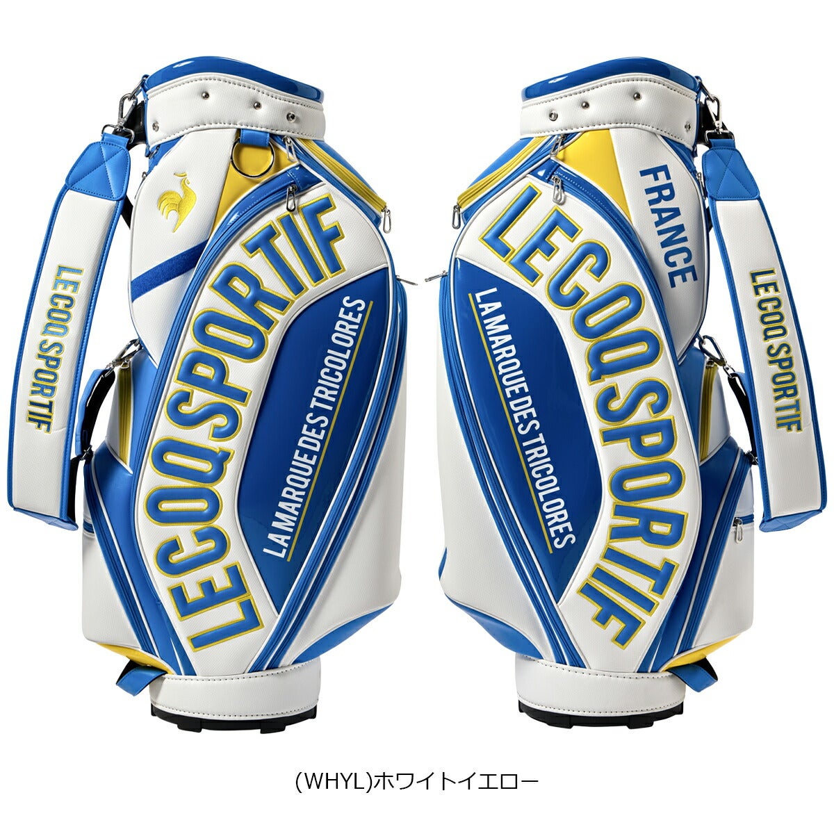 ルコックメンズグラフィックデザイン大口径キャディバッグ9.5型3.5kg/9.5型/6分割/47インチ対応ネームプレート付属刻印タイプLG6SCB02M【26SS】