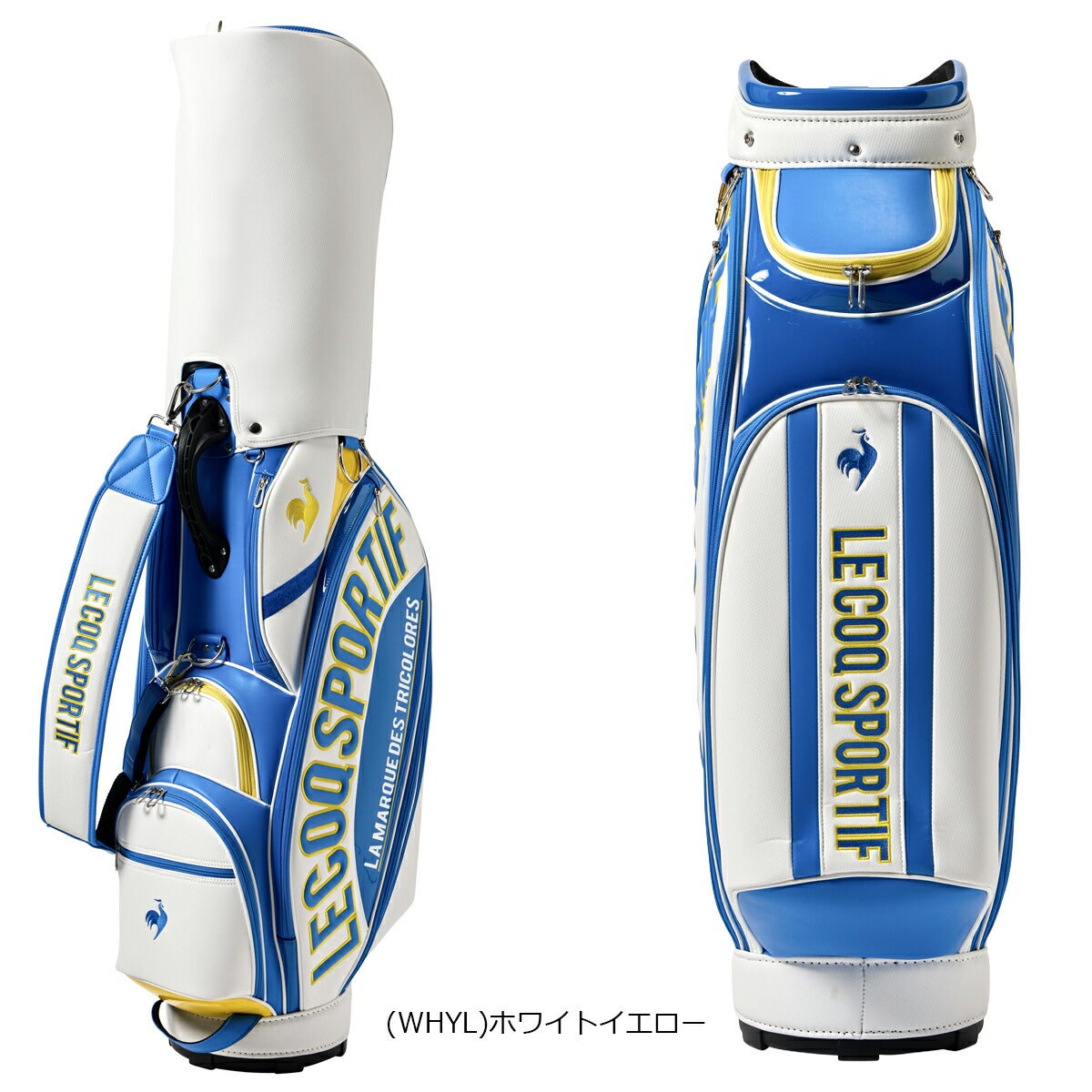 ルコックメンズグラフィックデザイン大口径キャディバッグ9.5型3.5kg/9.5型/6分割/47インチ対応ネームプレート付属刻印タイプLG6SCB02M【26SS】