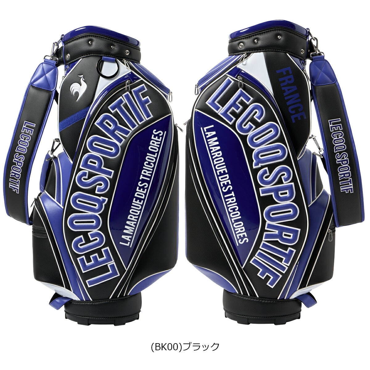 ルコックメンズグラフィックデザイン大口径キャディバッグ9.5型3.5kg/9.5型/6分割/47インチ対応ネームプレート付属刻印タイプLG6SCB02M【26SS】