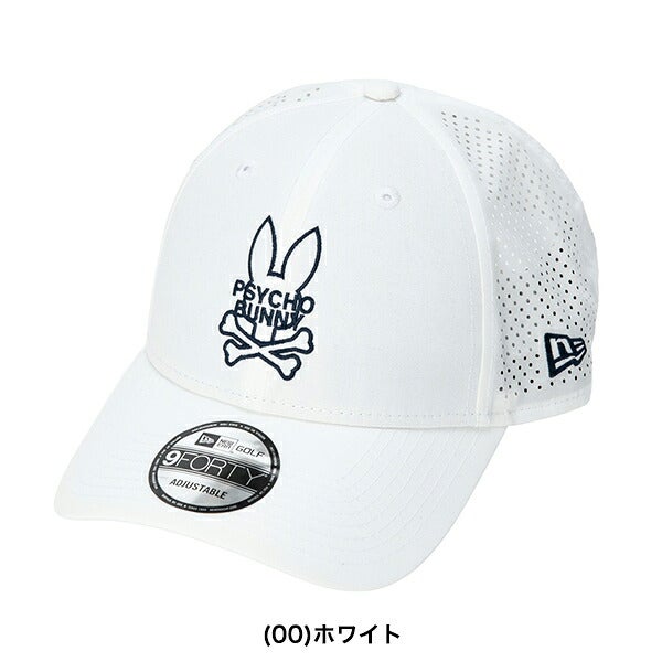 サイコバニー2026年春夏モデルユニセックスPsychoBunnyキャップパンチングNEWERAコラボpbmg602f【26】