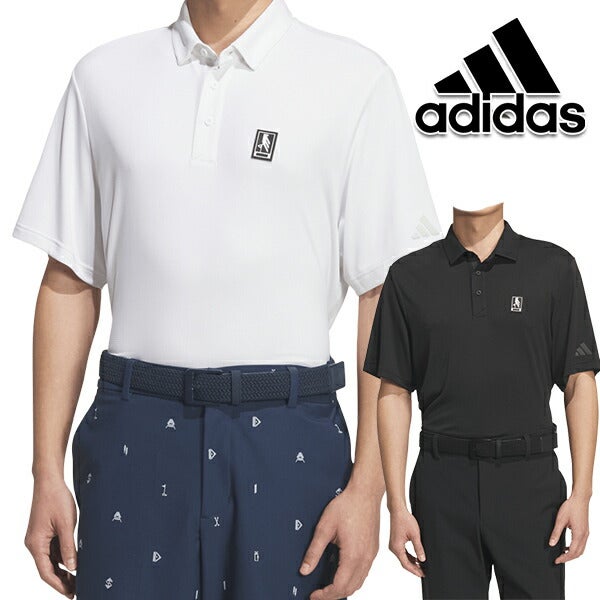 アディダス2026年春夏モデルメンズadidasCLIMACOOLクライマクールボタンダウンワッペン付き半袖シャツci660【26】