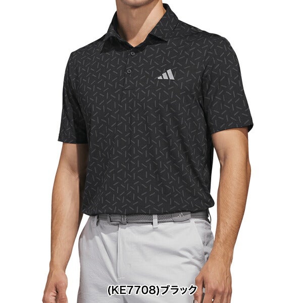 アディダス2026年春夏モデルメンズadidasCLIMACOOLクライマクールレクタングルプリントメッシュ半袖シャツcn914【26】
