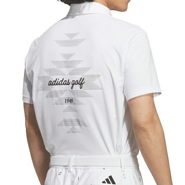 アディダス2026年春夏モデルメンズadidasCLIMACOOLクライマクール接触冷感チマヨ柄バックグラフィックボタンダウン半袖シャツco463【26】