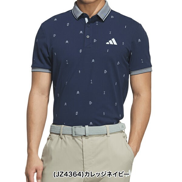 アディダス2026年春夏モデルメンズadidasCLIMACOOLクライマクールモノグラム半袖ポロシャツvd559【26】