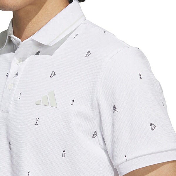 アディダス2026年春夏モデルメンズadidasCLIMACOOLクライマクールモノグラム半袖ポロシャツvd559【26】