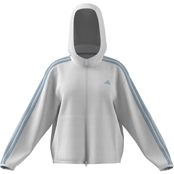 アディダス2026年春夏モデルレディースadidas撥水シアサッカーフルジップフーディーub333【26】