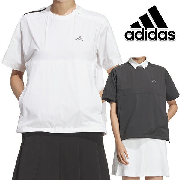 アディダス2026年春夏モデルレディースadidas撥水プルオーバー半袖ジャケットuu012【26】