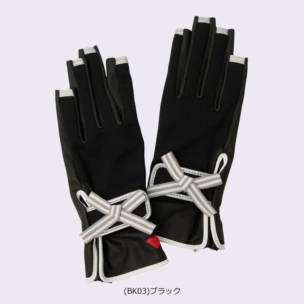 ランバン2026年春夏モデルレディース【HEARTCOLLECTION】指先オープンゴルフグローブ両手用VG6SGV04L【26SS】
