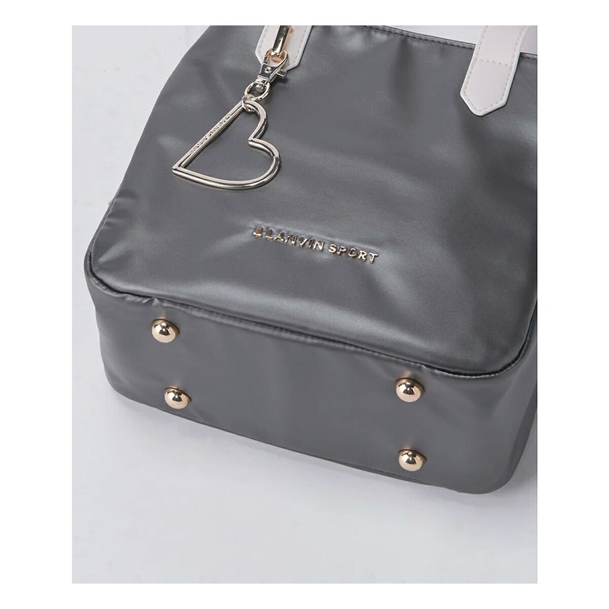 ランバン2026年春夏モデルレディース【HEARTCOLLECTION】チャーム付き3層カートバッグVG6STT55Lラウンドバッグ【26SS】