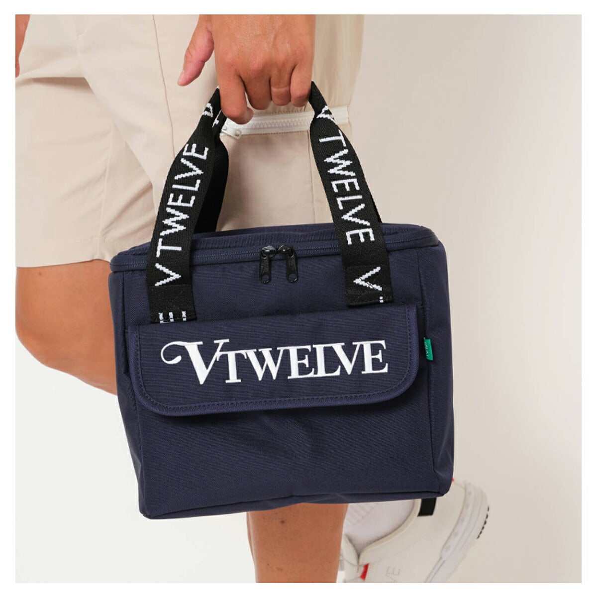 V122026年春夏モデルユニセックスDOUBLELOGOCOOLBAG保冷バッグカートバッグV122610-BG12ラウンドバッグ【26SS】