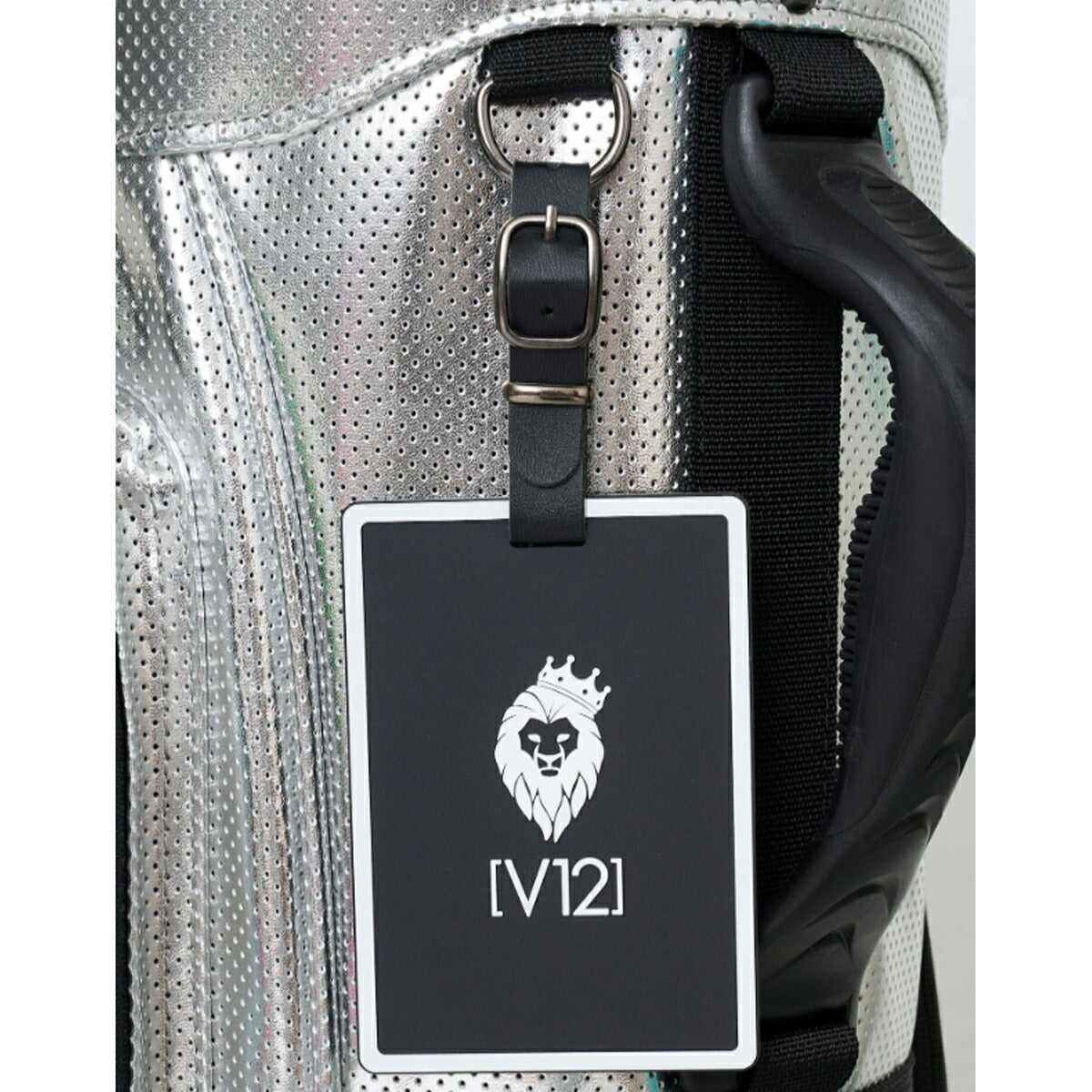 V122026年春夏モデルユニセックスPERFORATECBスタンドキャディバッグ9型ネームプレート刻印付属刻印不可V122610-CB01【26SS】