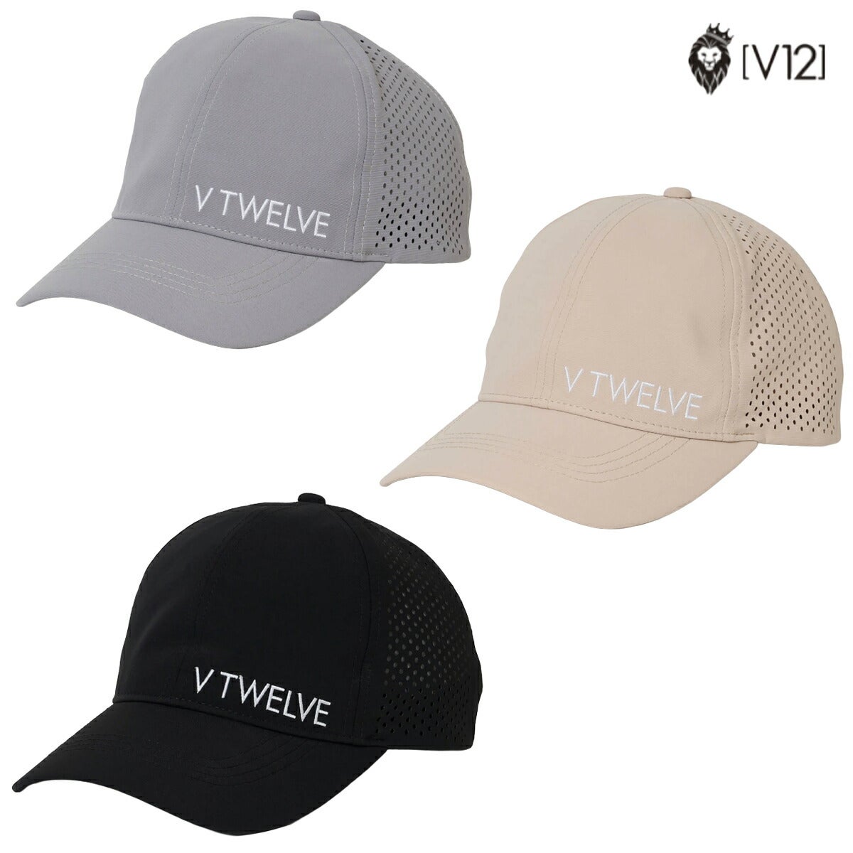 ★期間限定★【全品対象！エントリーでポイント3倍♪】V122026年春夏モデルユニセックスPUNCHEDCAPキャップV122610-CP10【26SS】