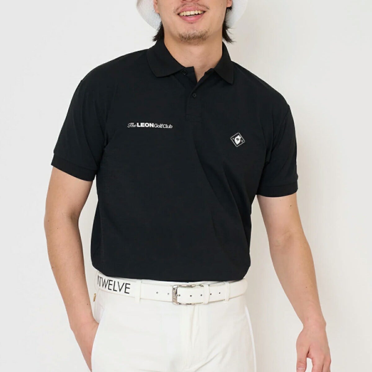 【V12×LEONコラボ】V122026年春夏モデルメンズLEONGCsetAモックネックポロシャツ2枚セットV122611-PL17【26SS】
