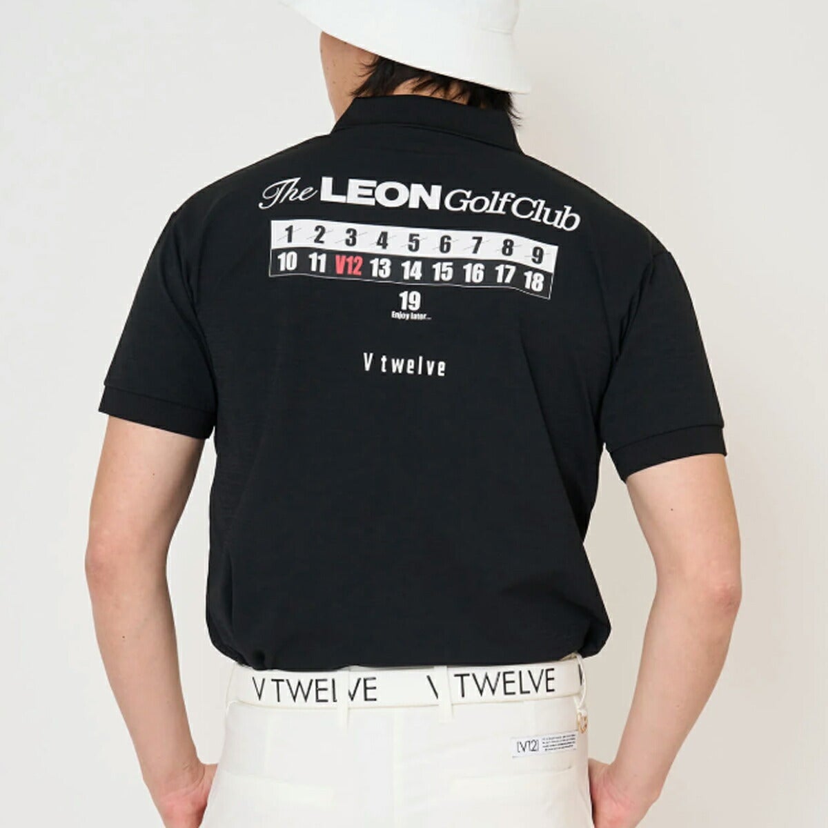 【V12×LEONコラボ】V122026年春夏モデルメンズLEONGCsetAモックネックポロシャツ2枚セットV122611-PL17【26SS】