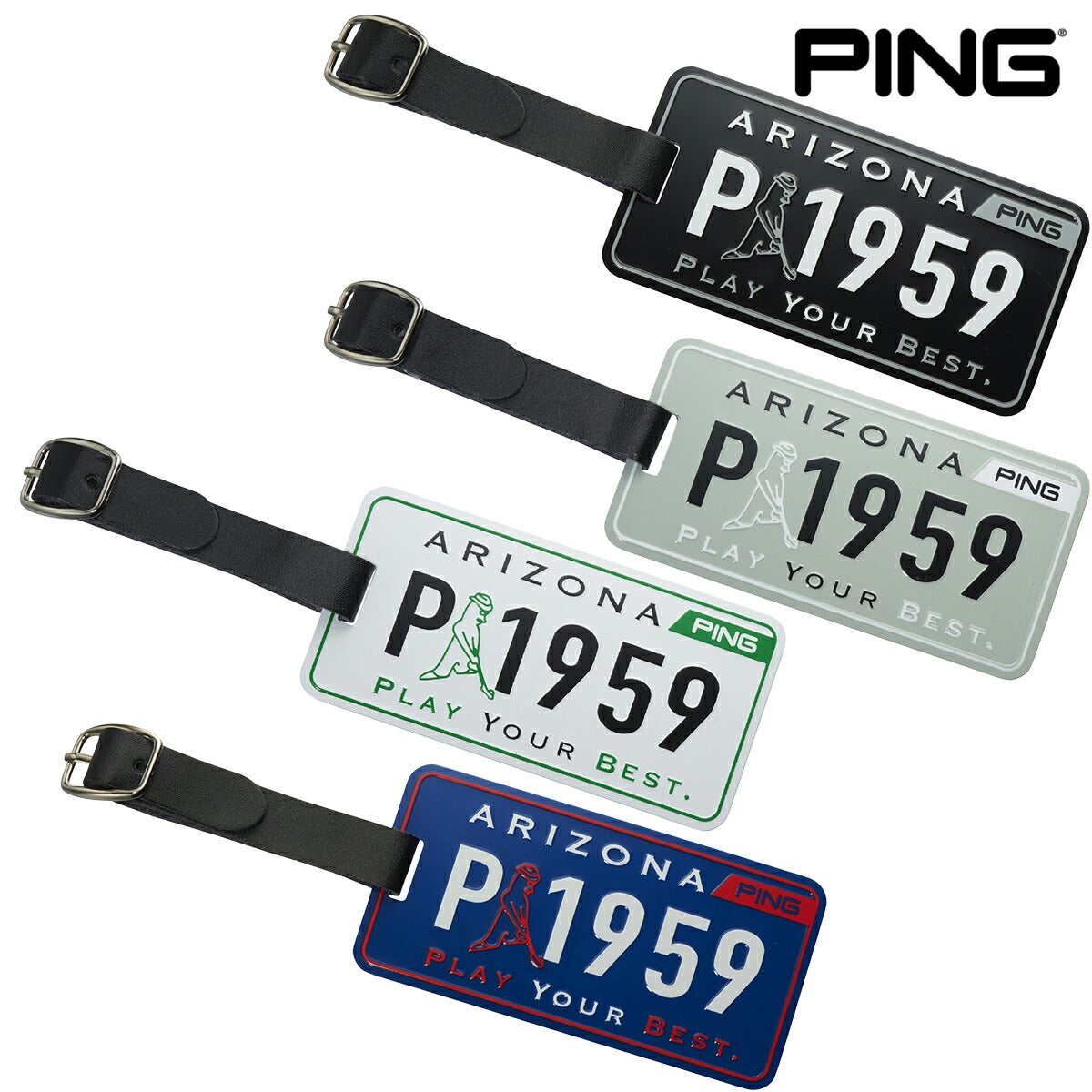 ★期間限定★【全品対象！エントリーでポイント3倍♪】ピンゴルフユニセックスMR.PINGライセンスプレートネームタグAC-N2602【26SS】