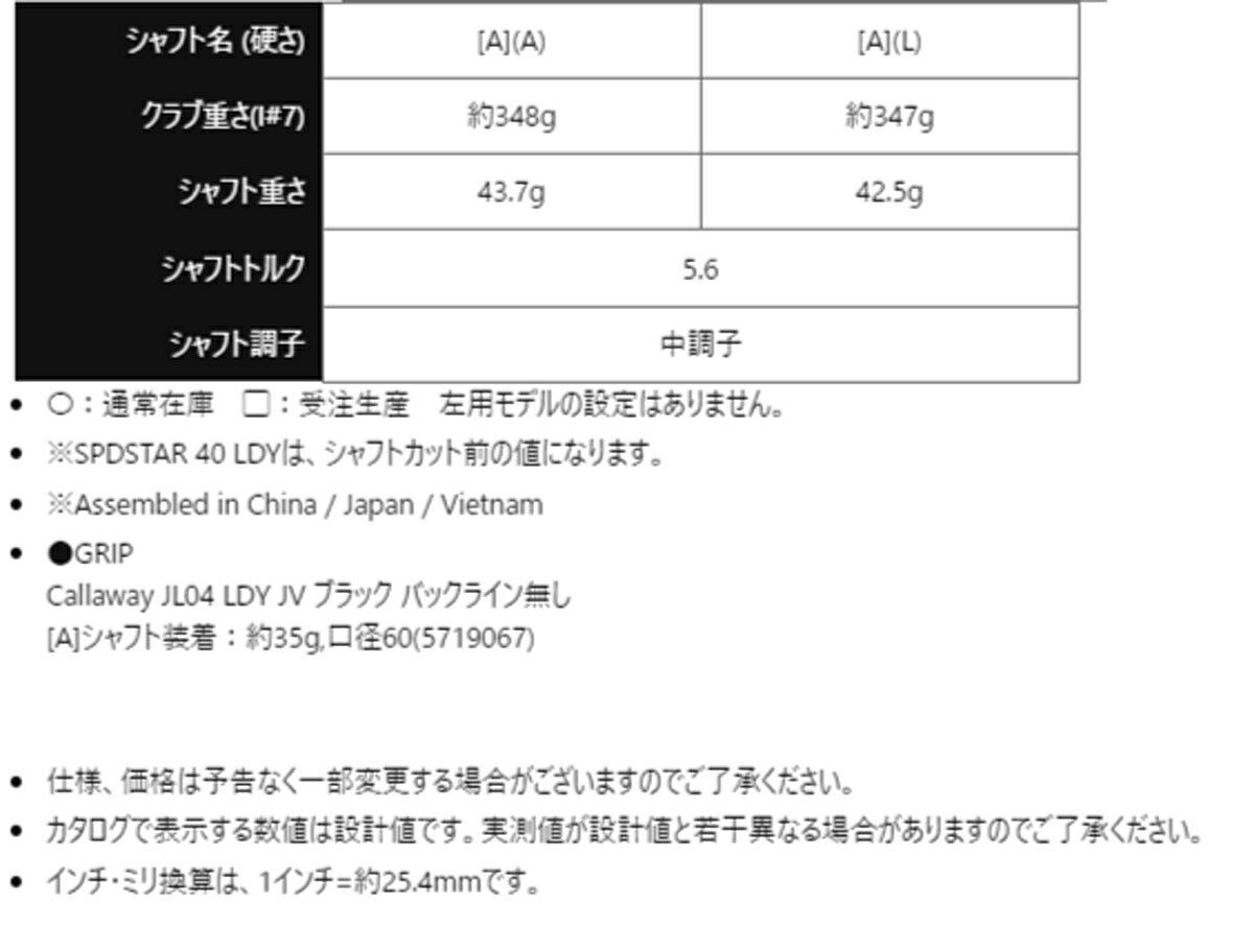 キャロウェイゴルフレディースクアンタムQUANTUMMAXFASTアイアンSPDSTAR40カーボンシャフト【26SS】