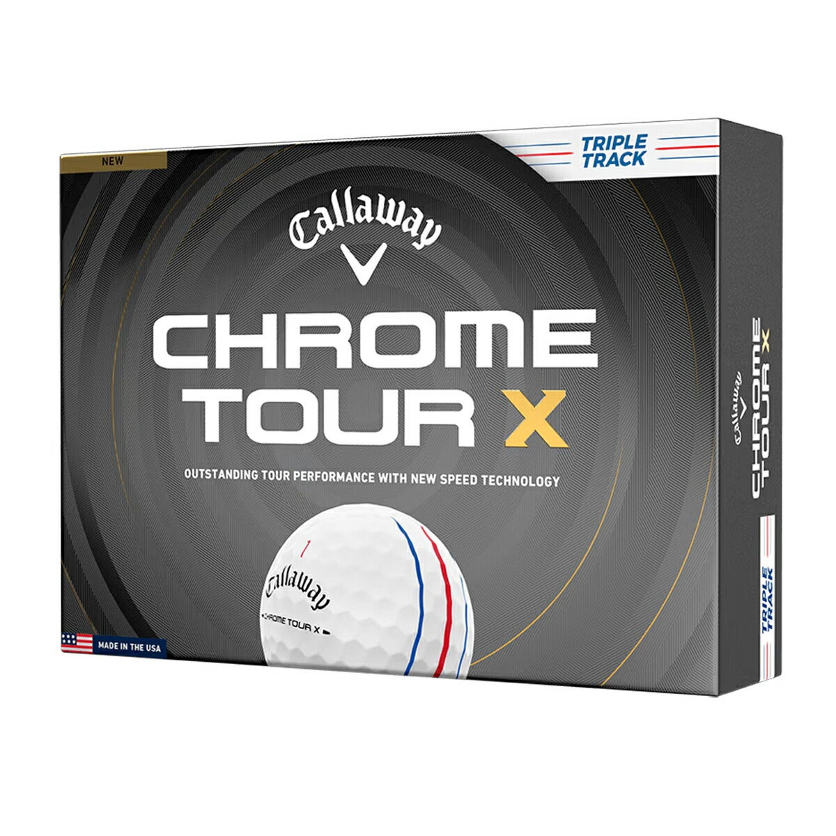 ★期間限定★【全品対象！エントリーでポイント3倍♪】キャロウェイゴルフクロムツアーエックスCHROMETOURXゴルフボール1ダース【26SS】