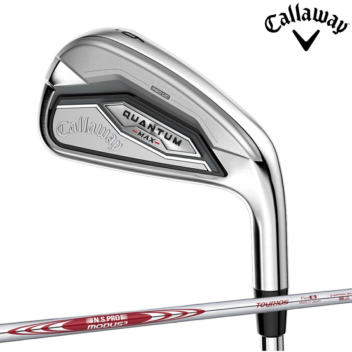 キャロウェイゴルフメンズクアンタムQUANTUMMAXアイアン5本組(6-9、PW)NSPROMODUS3Tour105スチールシャフト【26SS】